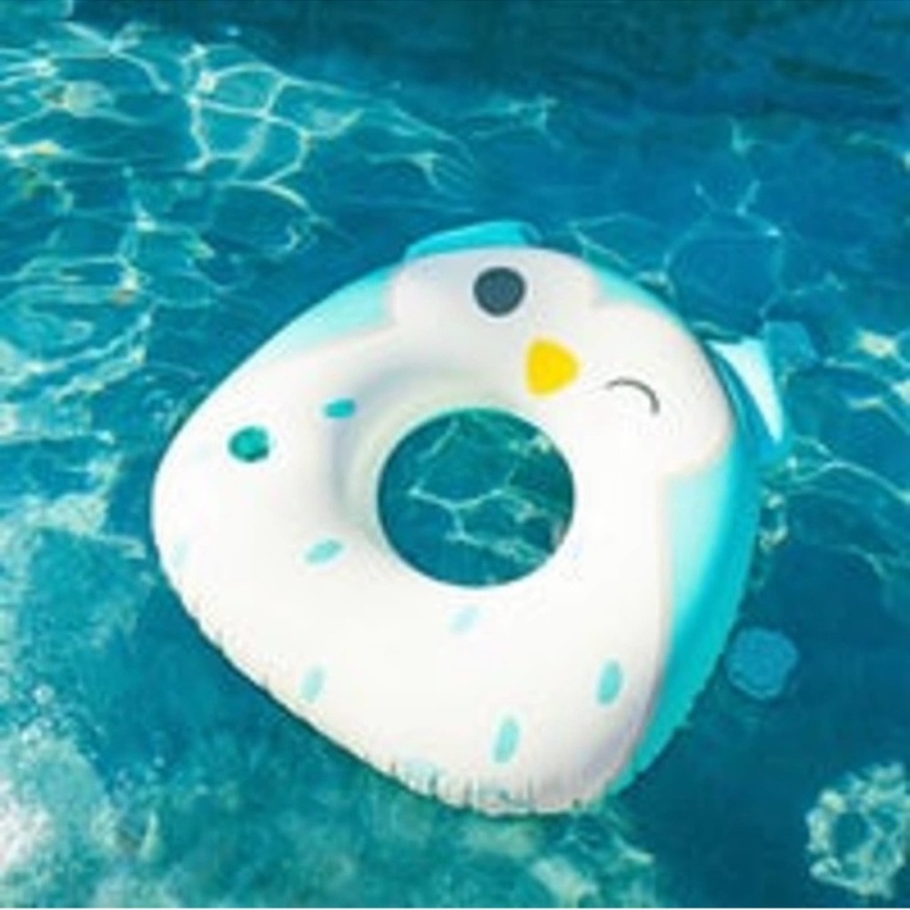 Squishmallow x Bigmouth inflatable Winston the Owl pool float